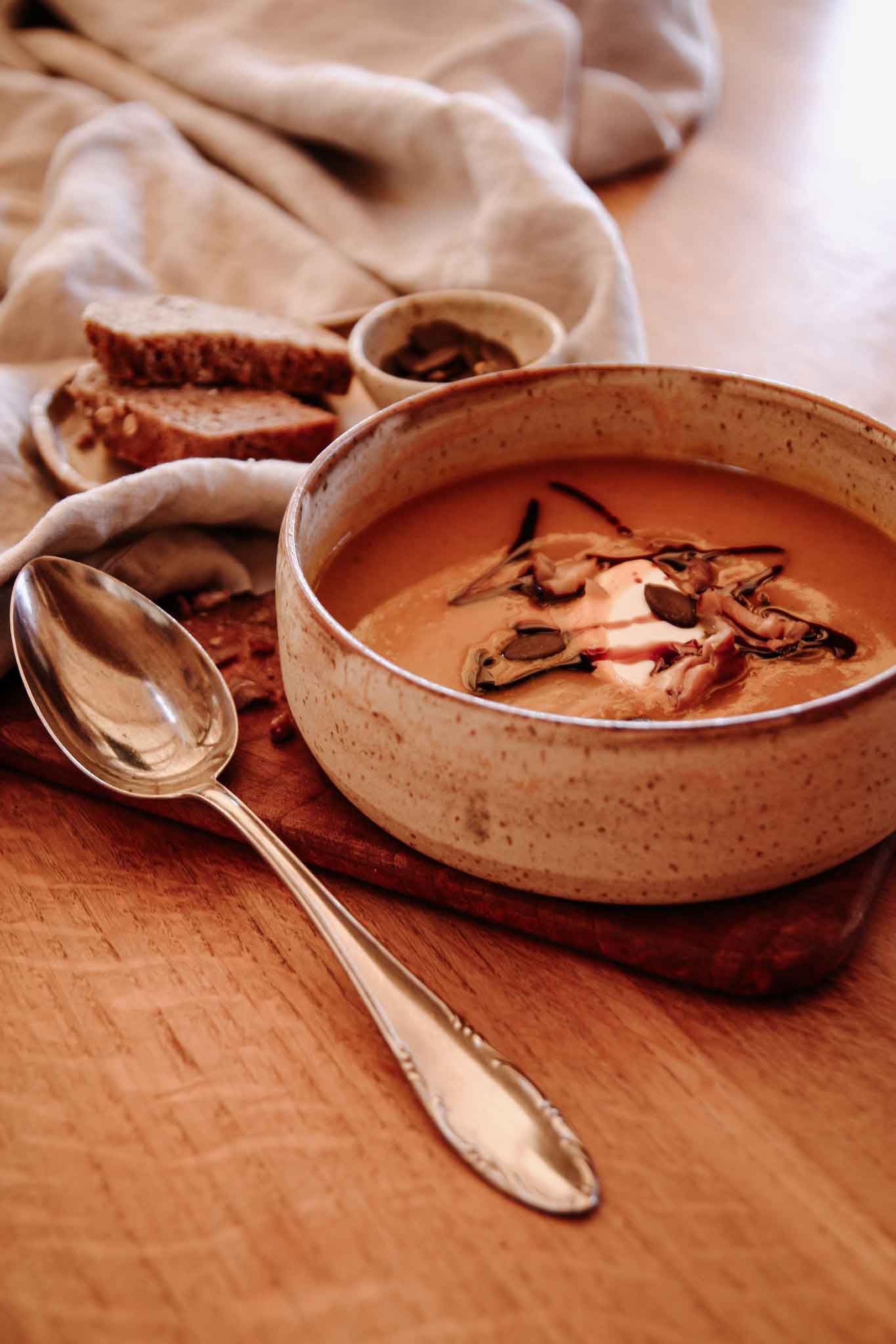 Kürbiskerncremesuppe Kürbiskerncremesuppe
